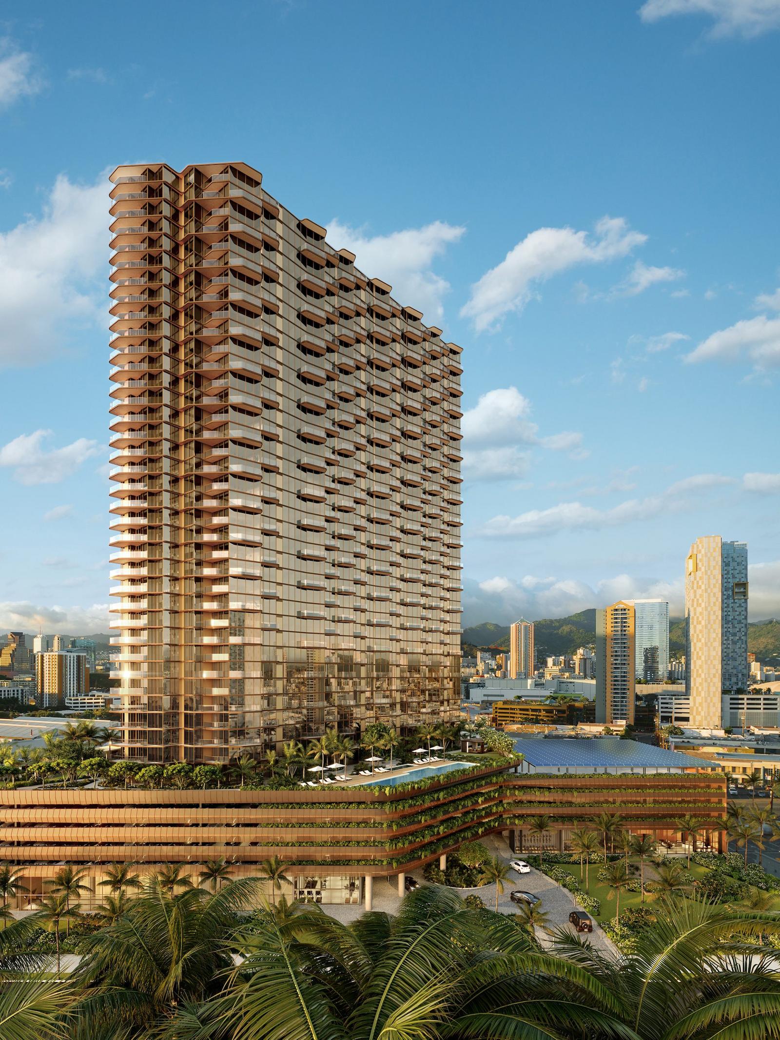 Alia new luxury condo tower Oahu