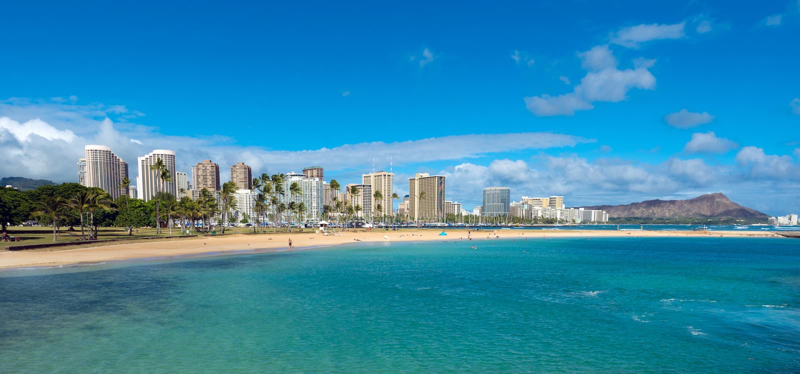 View of Ala Moana Skyscrapers