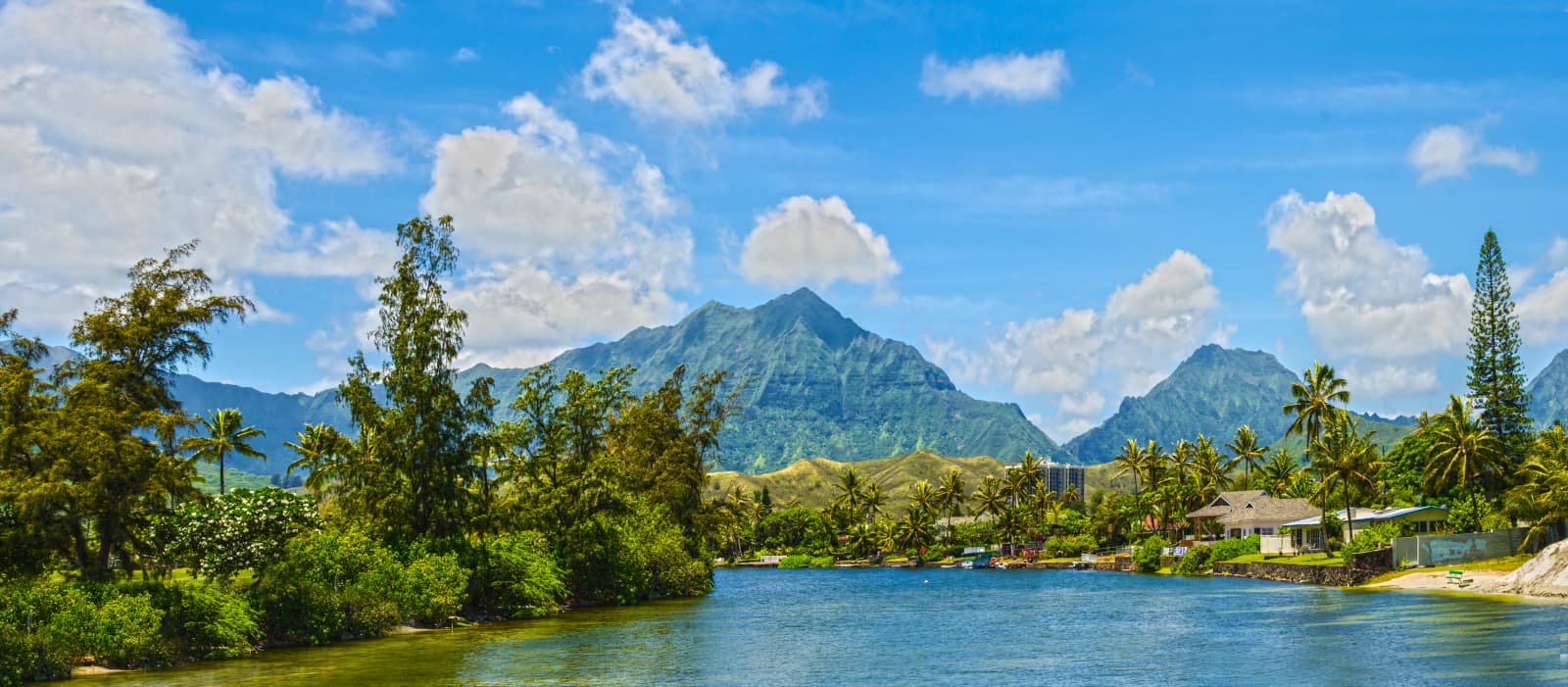 Kailua Canal In Gorgeous Weather