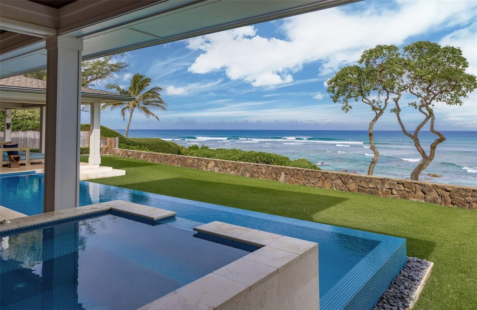 North Shore estate home pool