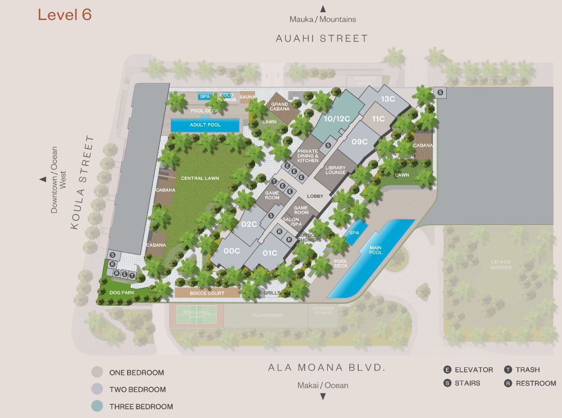 Alia Floor Plate Early Design Not Final - Level 6