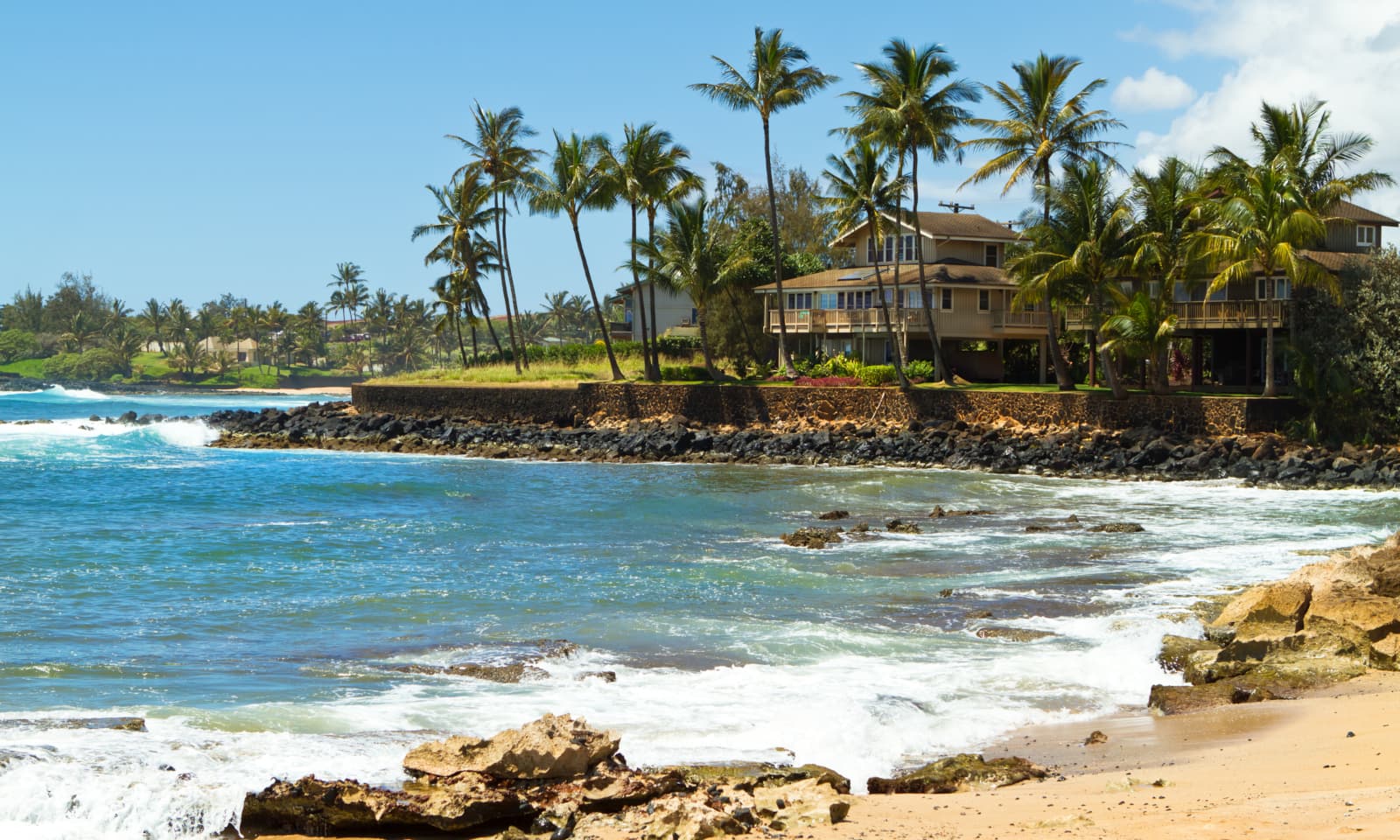 Oceanfront home in Hawaii