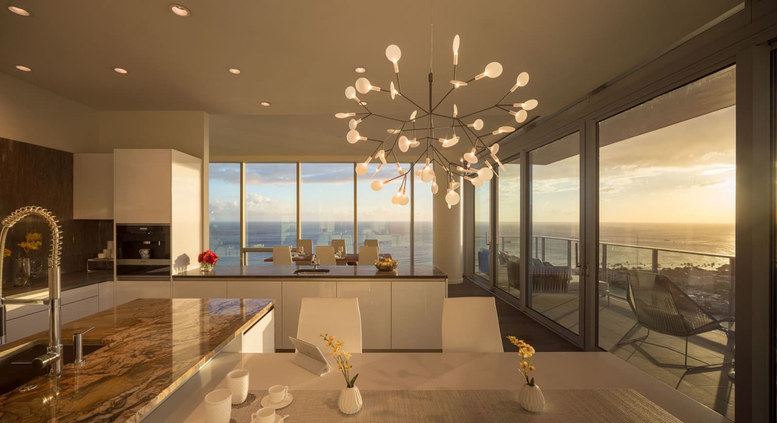 Living Room in Waiea Tower