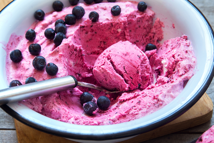 Best French Ive Cream with Berries in Denver, Colorado