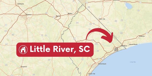map of little river, sc, a great place to live near myrtle beach