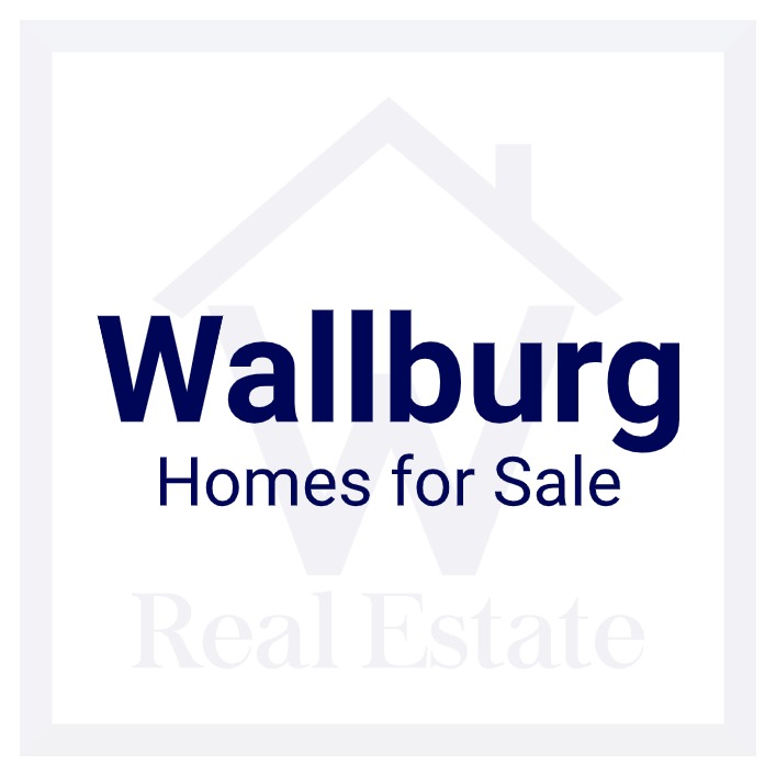 A custom pic showing the words "Wallburg Homes for Sale" over W Real Estate's logo.
