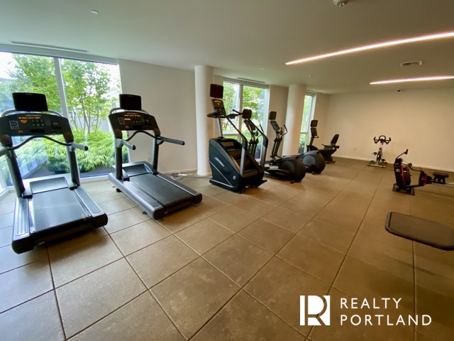 fitness center at the Cosmopolitan