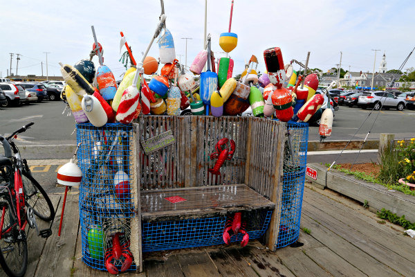 lobster buoys - provincetown ma