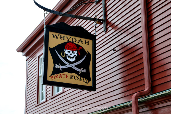 whydah pirate museum sign