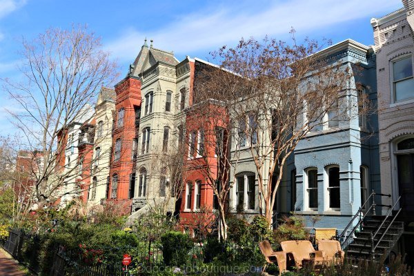 Bairro Capitol Hill em Washington, DC