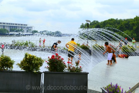 Georgetown Waterfront Park Fountain