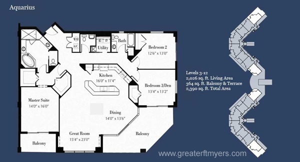North Star Yacht Club Floor Plans - Fort Myers Real Estate