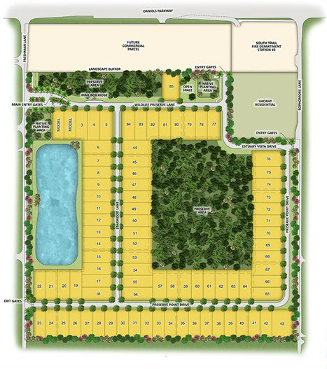 daniels place site plan fort myers fl