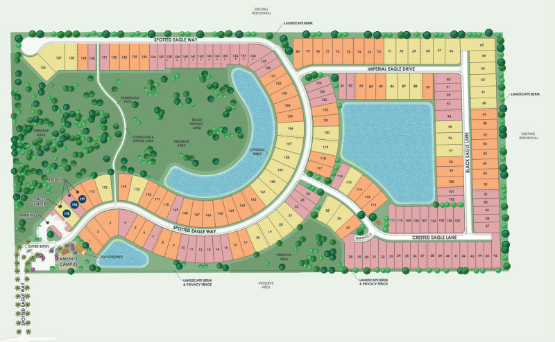 eagle reserve site plan - fort myers fl