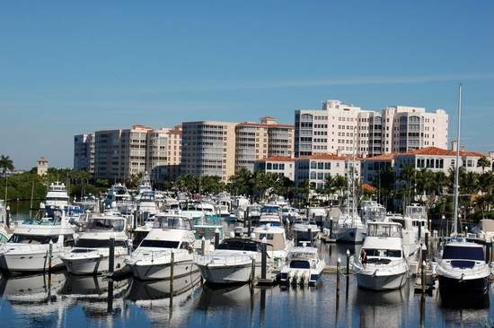boats at gulf harhour marina in fort myers