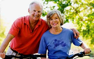 active adults biking in Fort Myers Florida