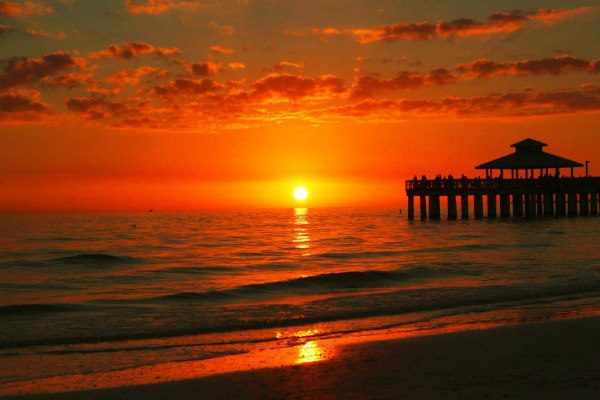 sunset fort myers beach