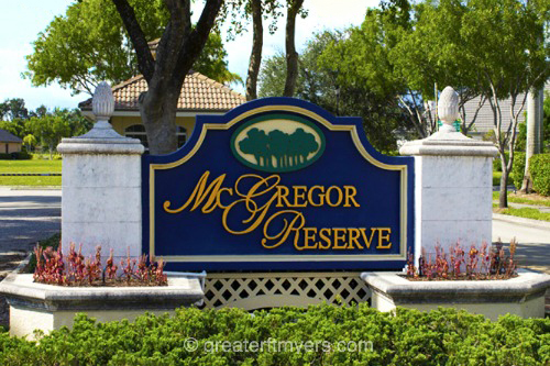 mcgregor reserve fort myers fl real estate