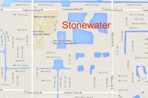stonewater map cape coral fl