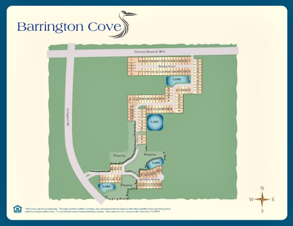 Barrington Cove Site Plan Naples FL