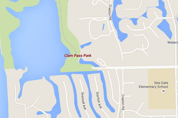 clam pass park map
