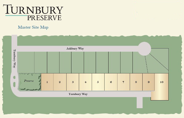 Turnbury Preserve Site Map