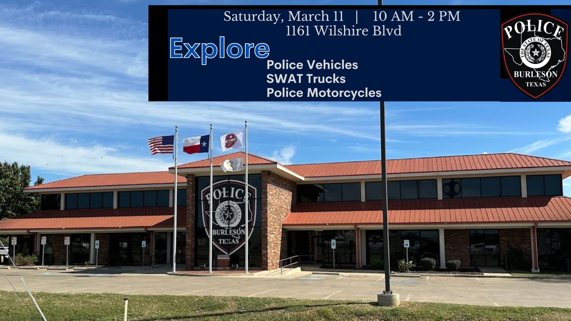 Burleson, TX Police Department Open House