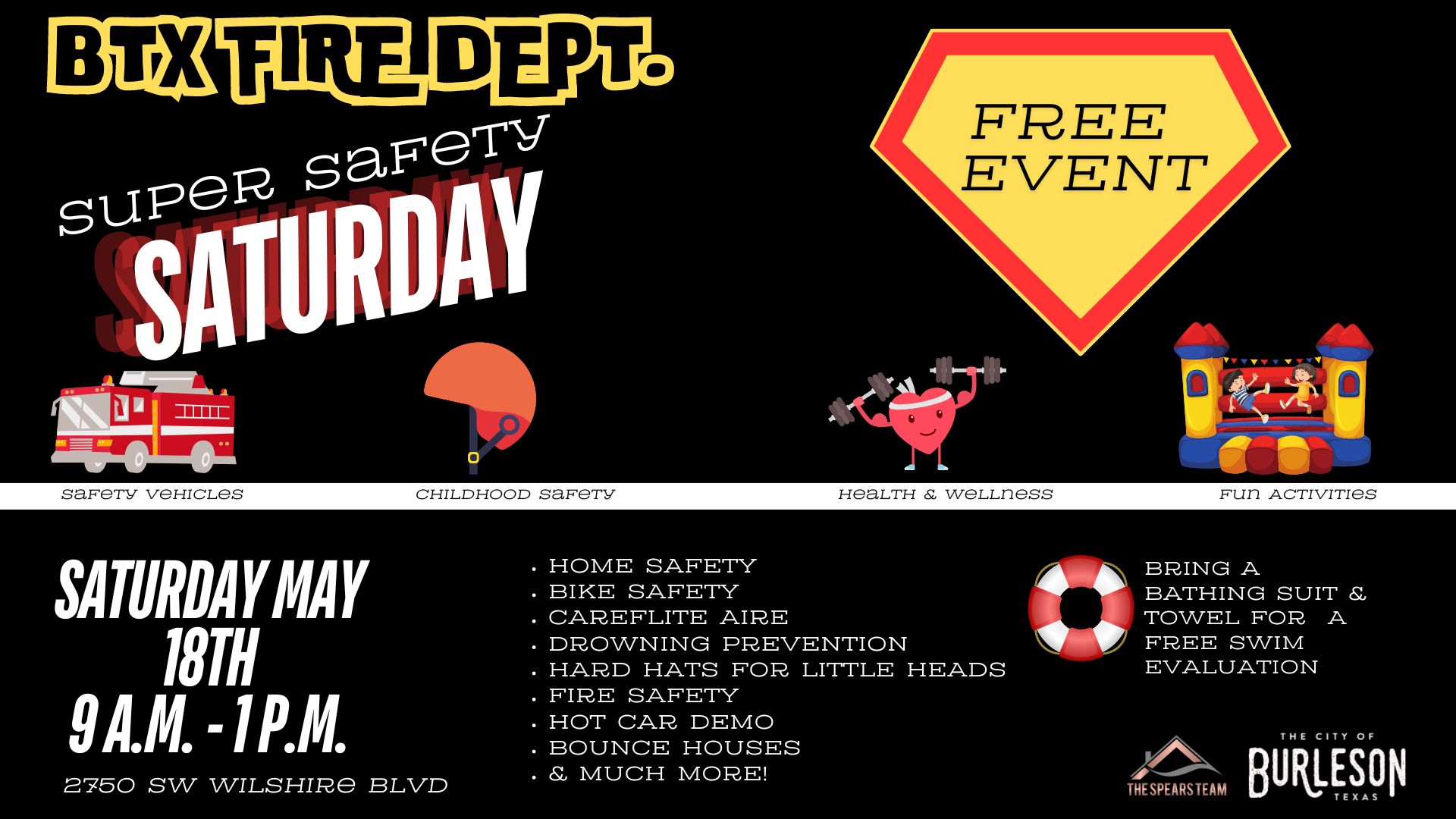 Super Safety Saturday Burleson, TX