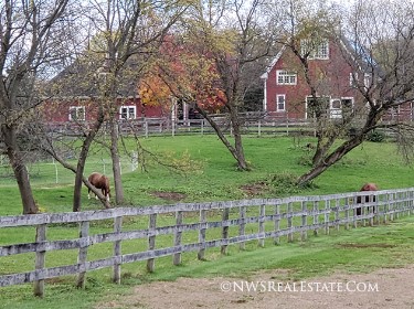 Equestrian homes in the suburbs of chicago