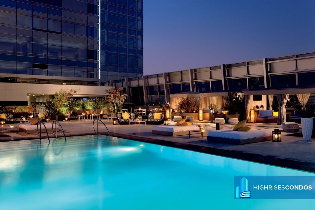 900 W Olympic Blvd - Ritz Carlton Condos - Pool - High Rises Condos