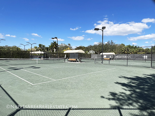 Mediterra tennis courts Naples