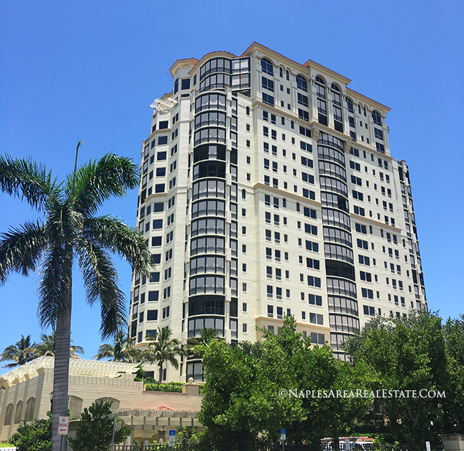 Seasons at Naples Cay highrise condo building