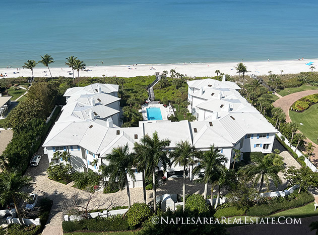 Villas Raphael at Cay lowrise beachfront condo building naples cay, naples, FL