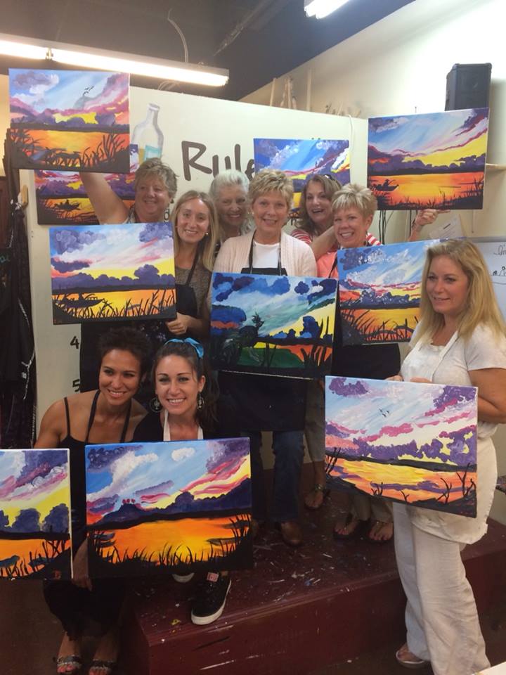 DWELL Realtors at Painting with a Twist