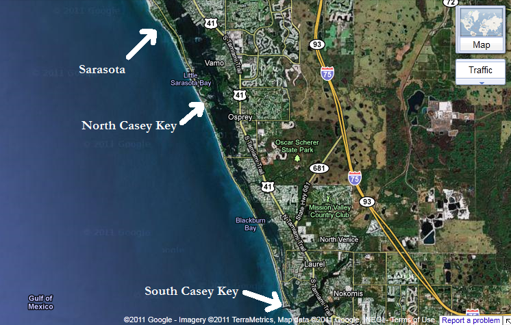 Casey Key Map - vrogue.co