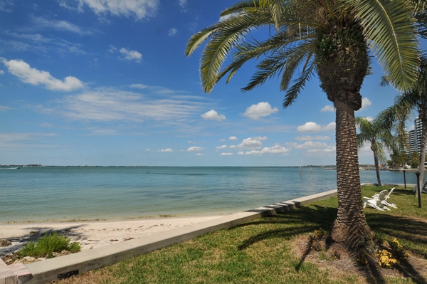 Bay view from Le Chateau condos in Sarasota