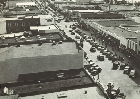 Main Street 1940's Sarasota Looking East