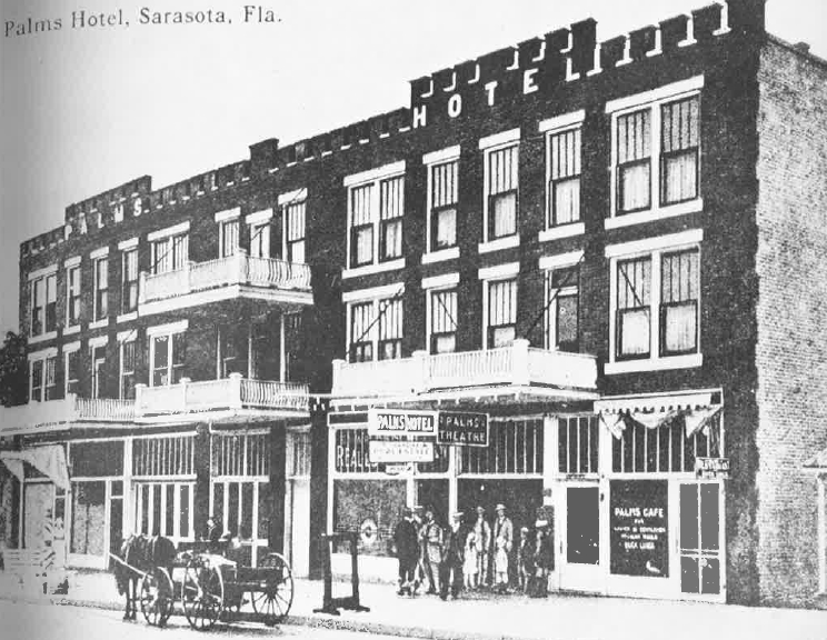 The Tonnelier Building in 1912 Sarasota DwellingWell.com
