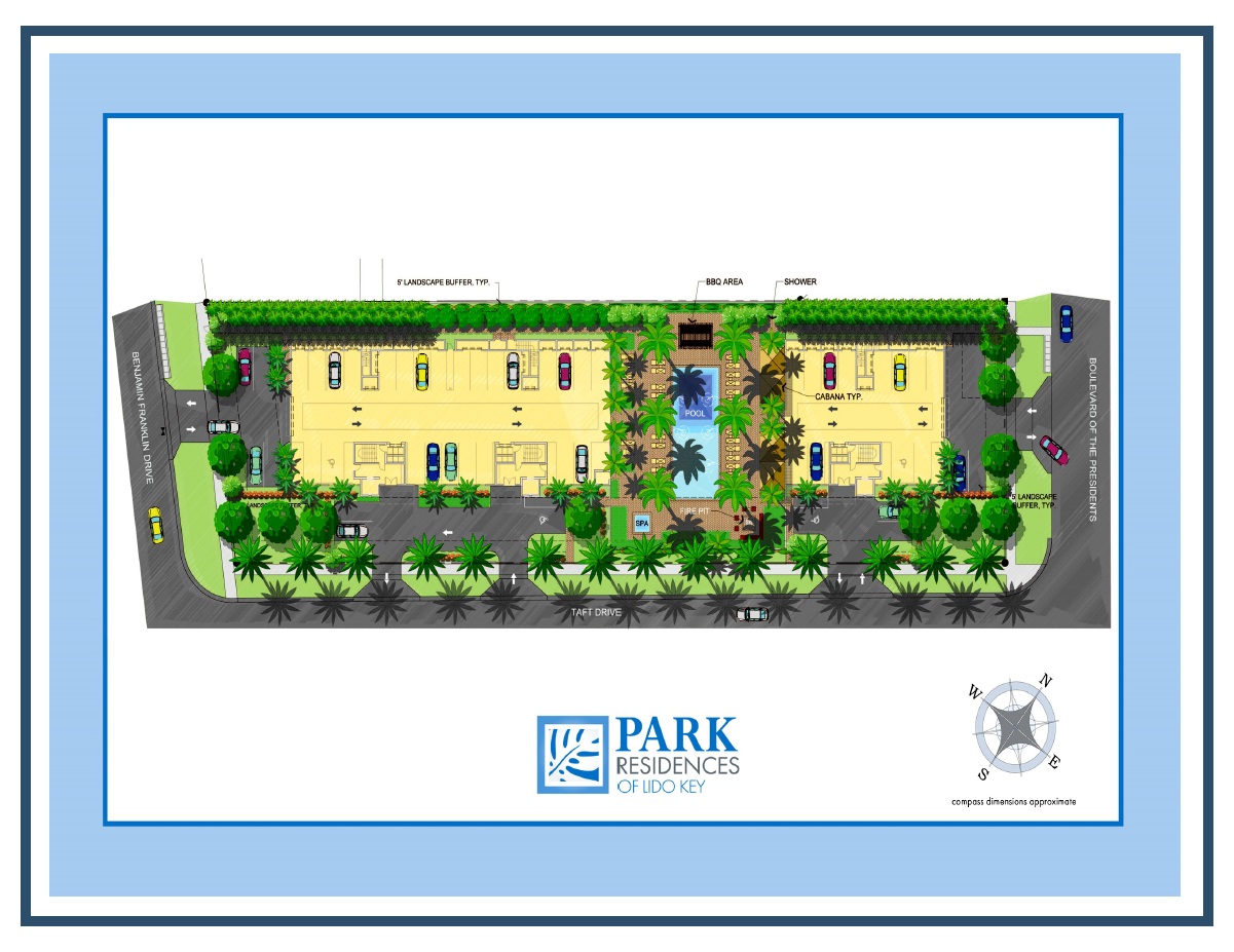 Renderings of Park Residences of Lido Key