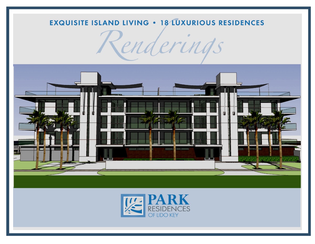 Renderings of Park Residences of Lido Key