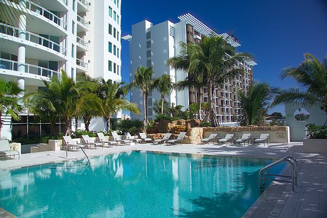 Resort style swimming pool