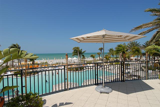 swimming pool of ritz beach club