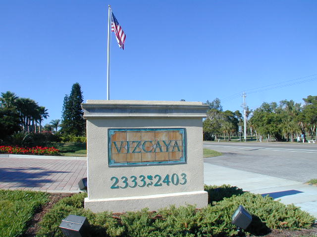 Vizcaya sign