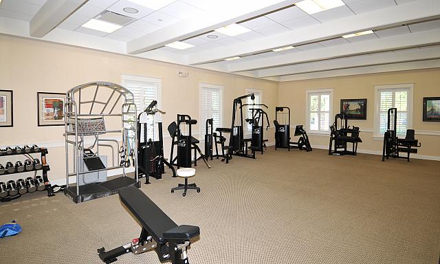 Exercise room at Founders Club