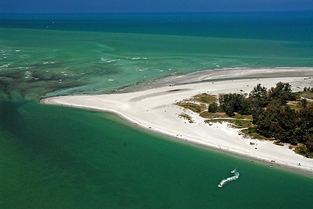 Aerial view of south Lido Key