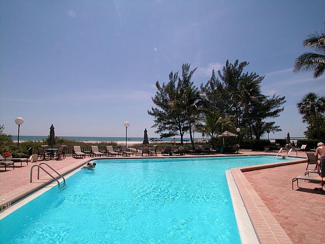 Swimming pool and beach