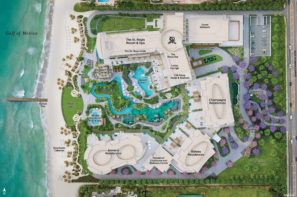 St. Regis Longboat Key Site Plan