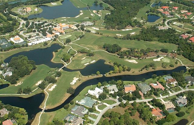 Aerial view of The Oaks