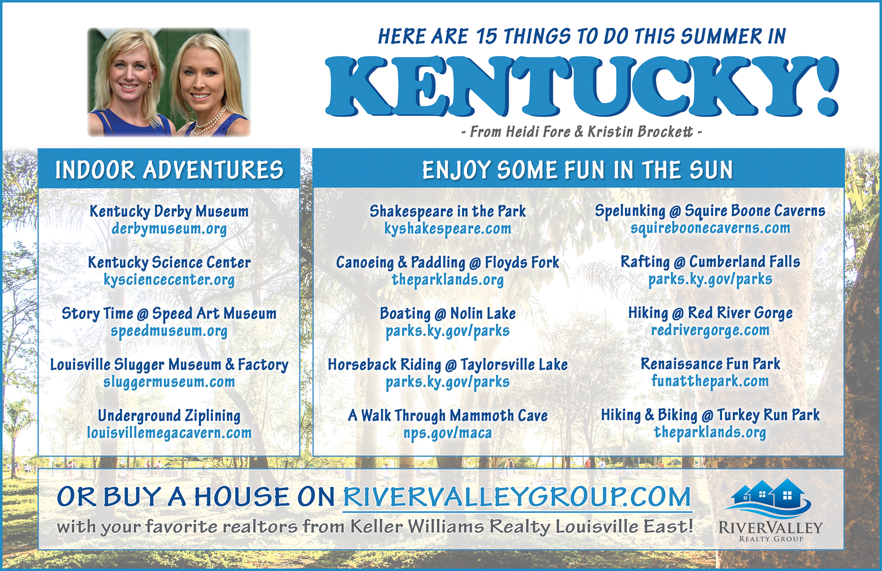Things To Do In Kentucky This Summer!