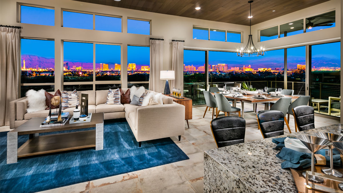 Trilogy in Summerlin Homes - Modern Collection Apex Great Room